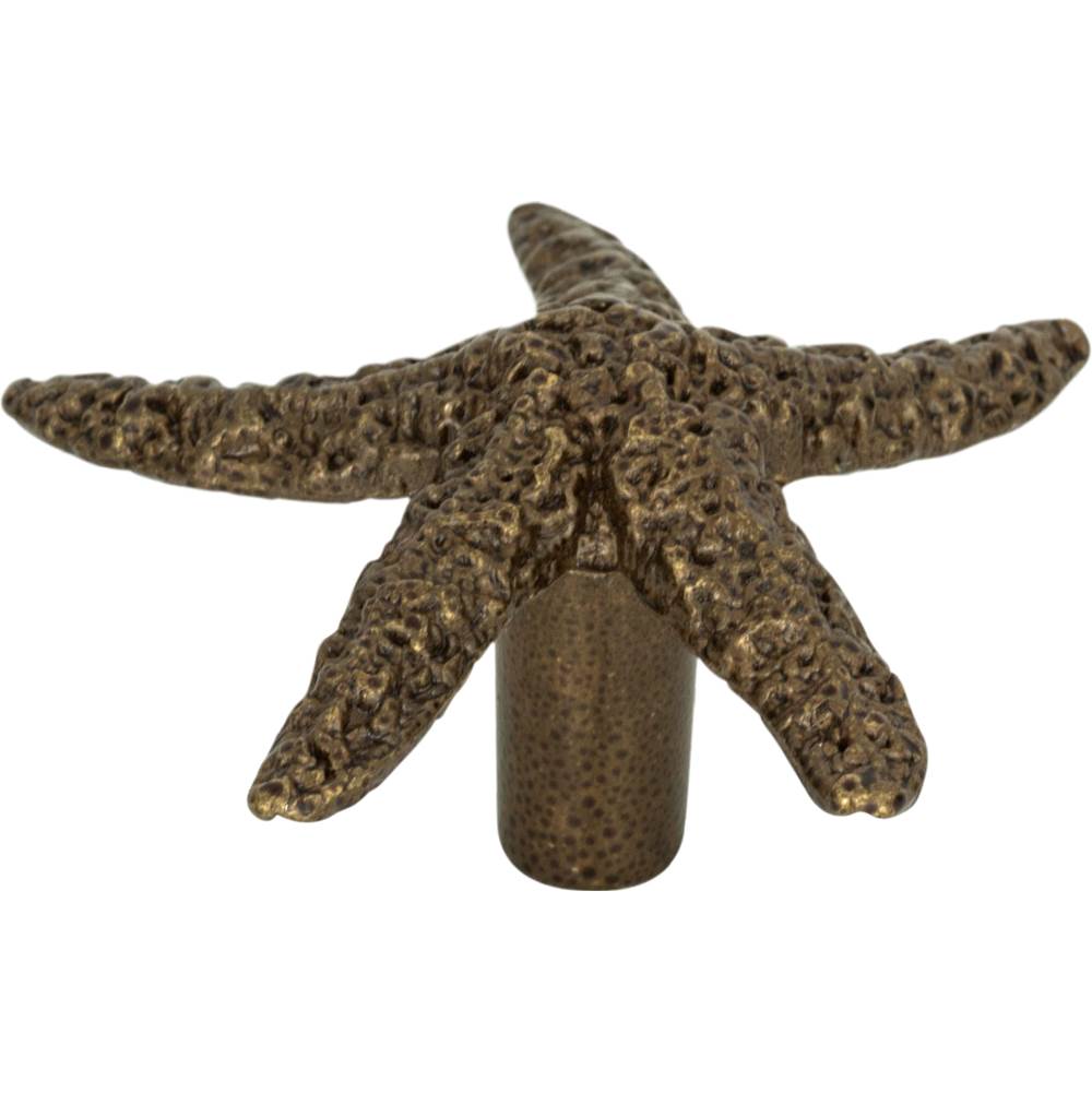 Atlas Starfish Knob 2 Inch Burnished Bronze