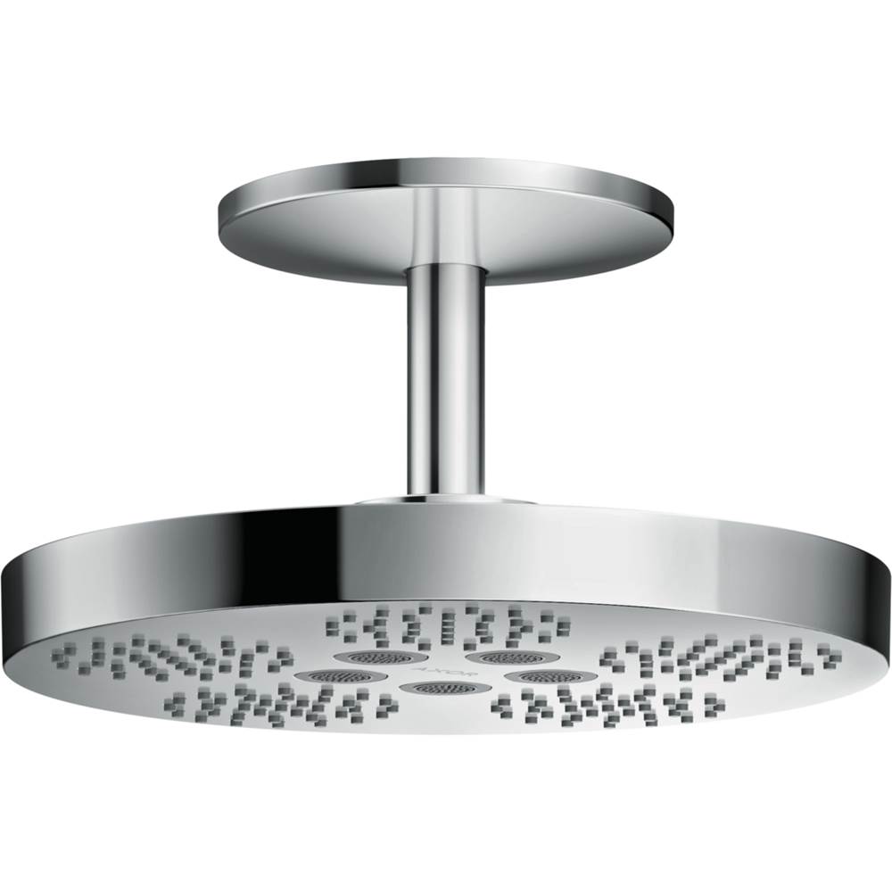 Axor ONE Showerhead 280 2-Jet with Ceiling Mount Trim, 2.5 GPM in Chrome