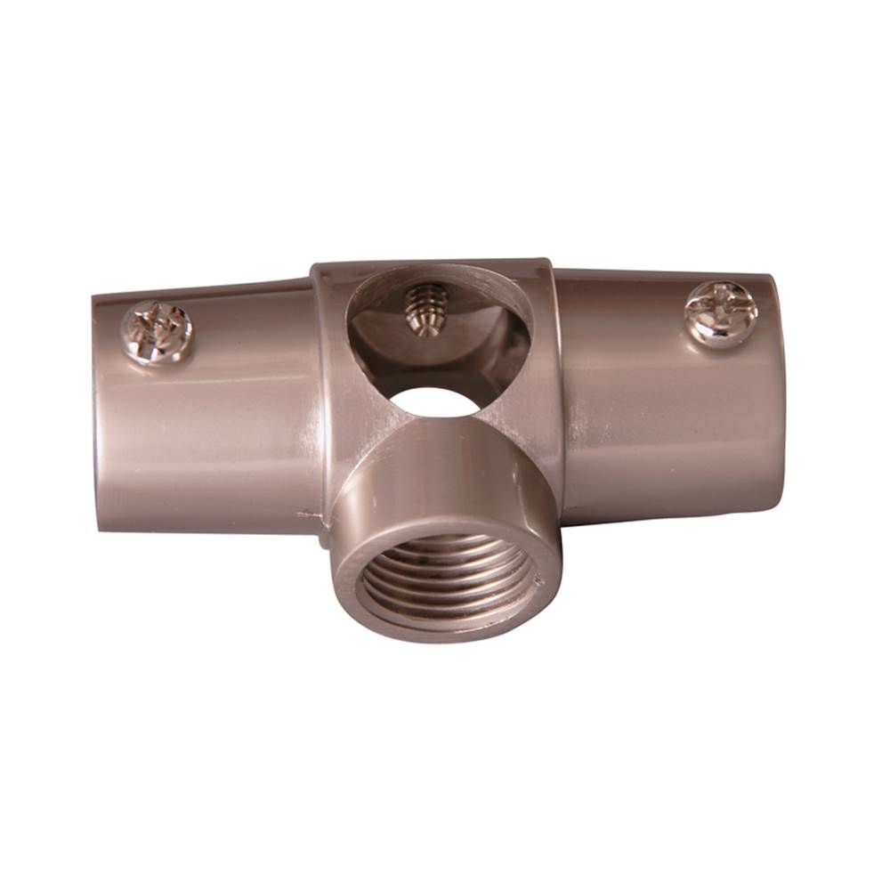Barclay Wall Tee for 4150 Rod, Brushed Nickel