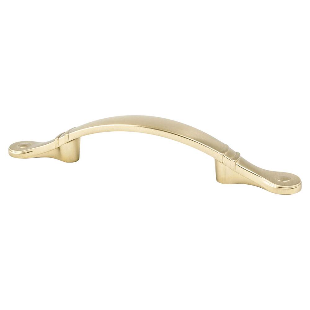 Berenson Traditional Advantage Four 3 inch CC Champagne Ringed Arch Pull