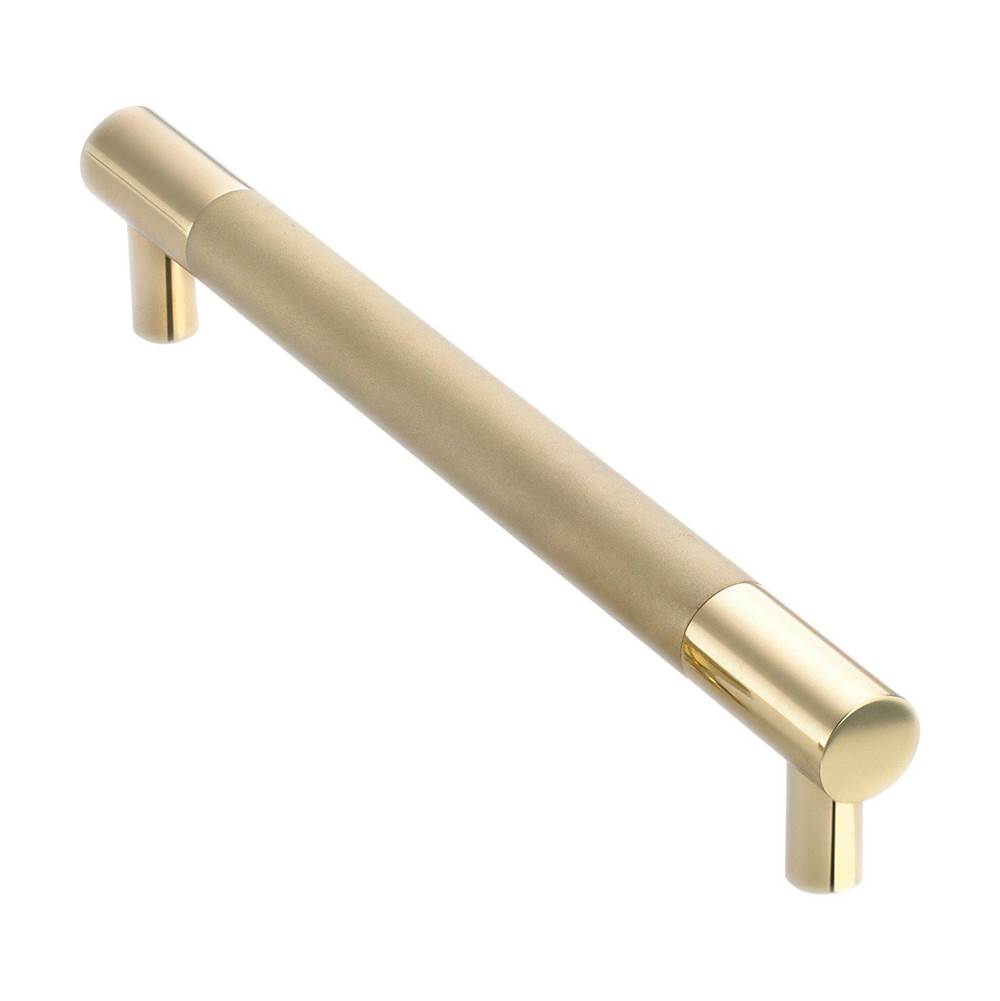 Colonial Bronze Cabinet, Appliance, Door and Shower Door Pull Hand Finished in Satin Nickel and Antique Satin Brass