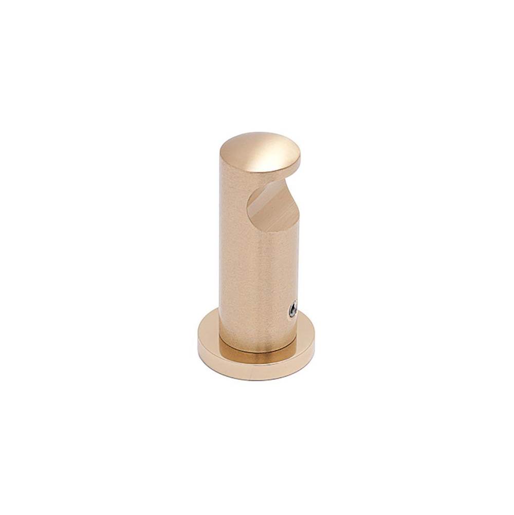 Colonial Bronze Robe Hook Hand Finished in Satin Nickel and Polished Brass