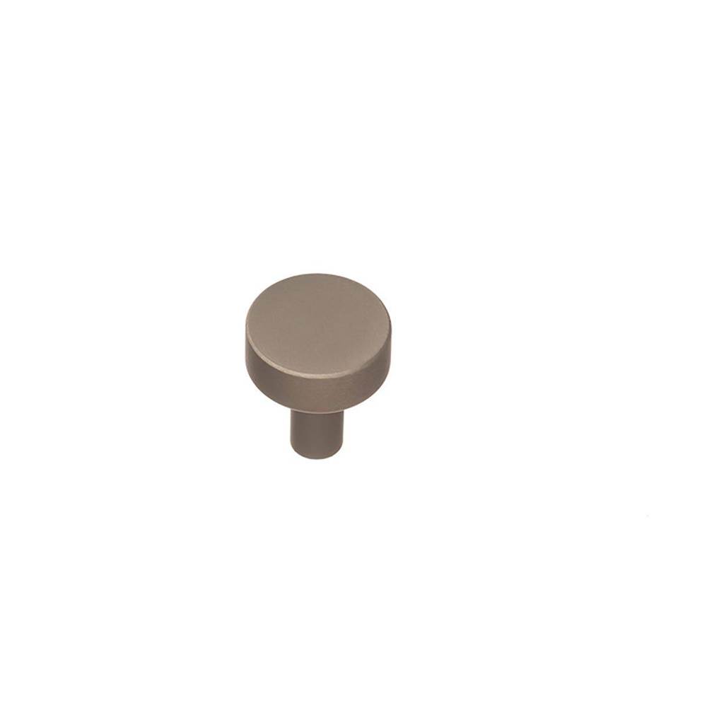 Colonial Bronze Cabinet Knob Hand Finished in Matte Satin Nickel