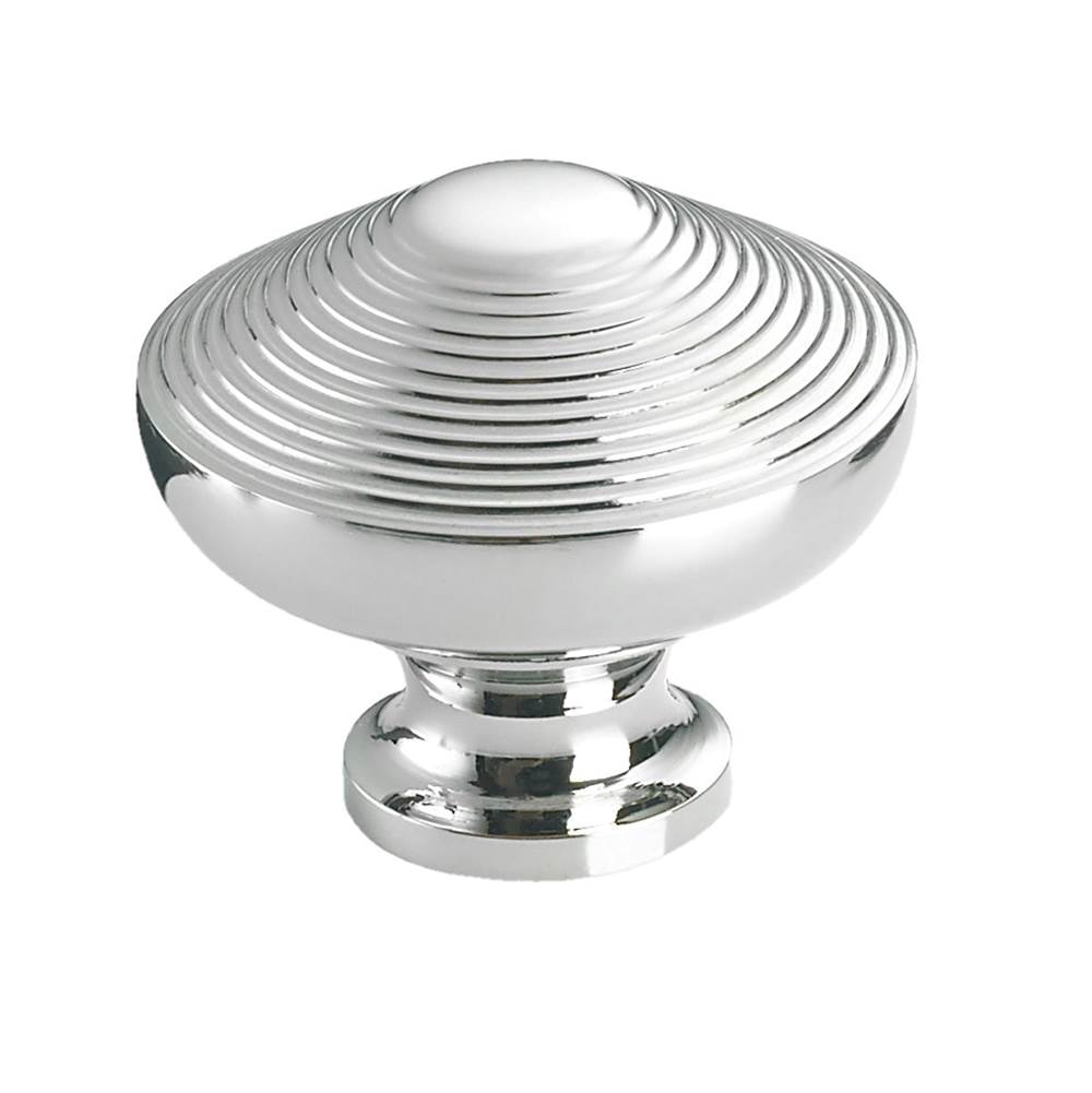 Colonial Bronze Beehive Cabinet Knob Hand Finished in Nickel Stainless