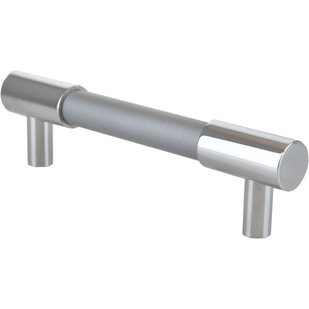 Colonial Bronze Cabinet, Appliance, Door and Shower Door Pull Hand Finished in Polished Nickel and Polished Chrome