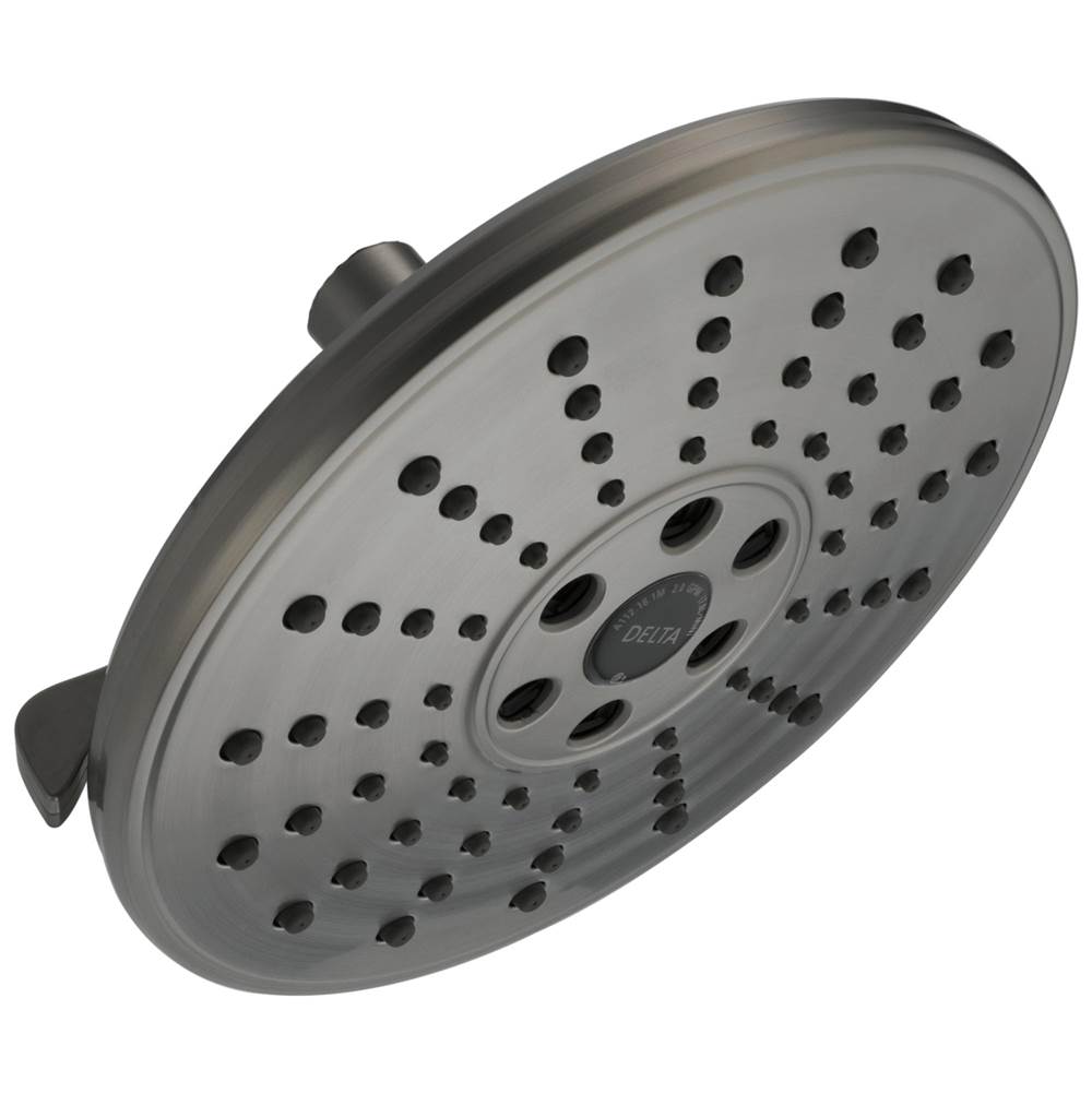 Delta Faucet Universal Showering Components H2Okinetic® 3-Setting Raincan Shower Head