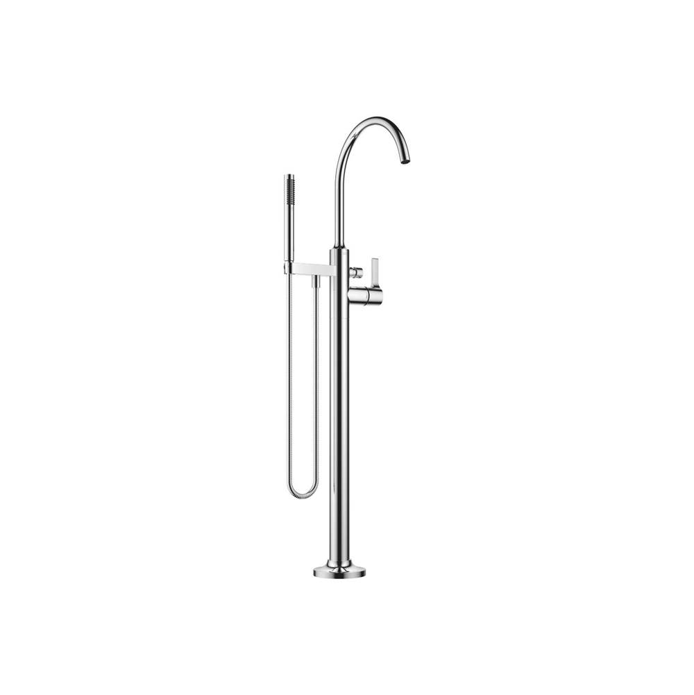 Dornbracht VAIA Single-Lever Tub Mixer For Freestanding Installation With Hand Shower Set In Polished Chrome
