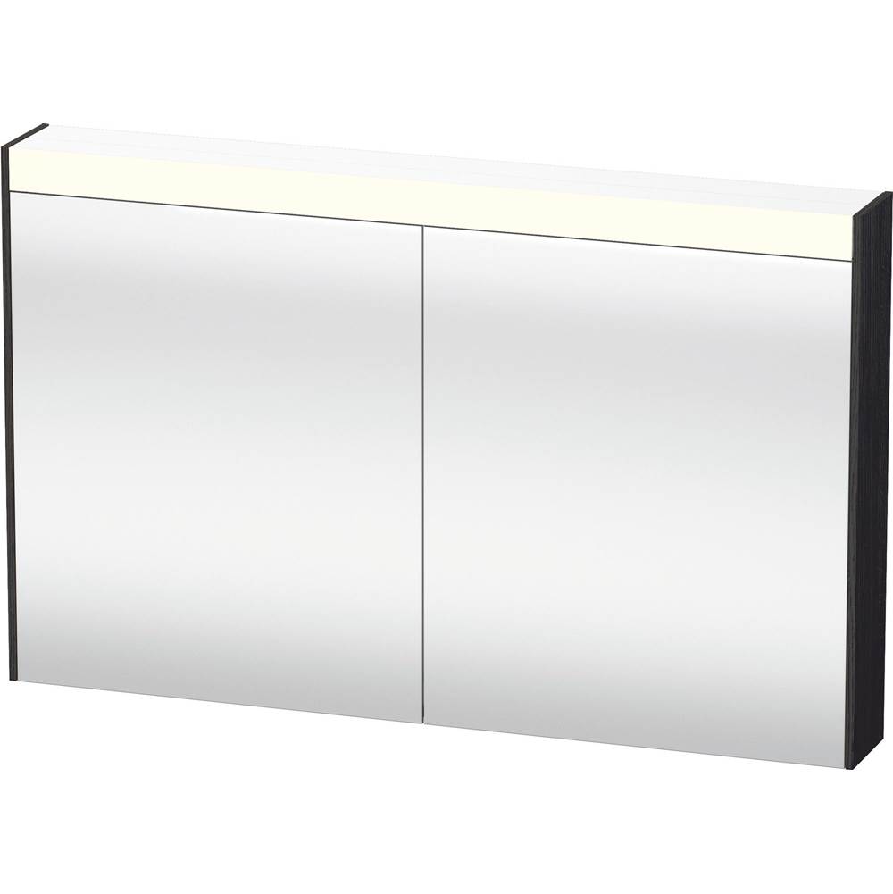 Duravit Brioso Mirror Cabinet with Lighting Oak Black