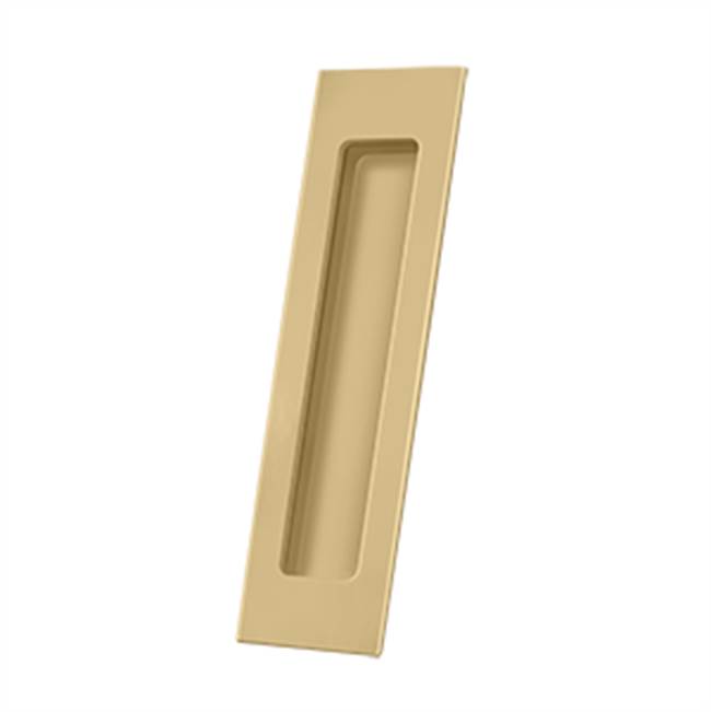 Deltana Flush Pull, Rectangular, HD, 7'' x 1-7/8'' x 3/8'', Solid Brass