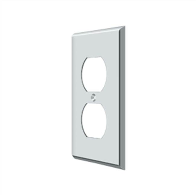 Deltana Switch Plate, Double Outlet