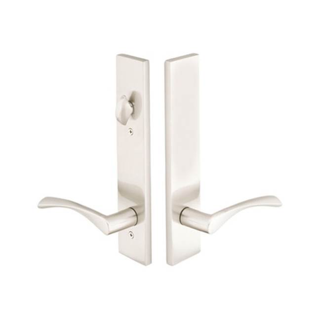 Emtek Multi Point C7, Keyed with American Cyl, Tuscany Style, 2'' x 10-1/2'', Durango Lever, LH, MB