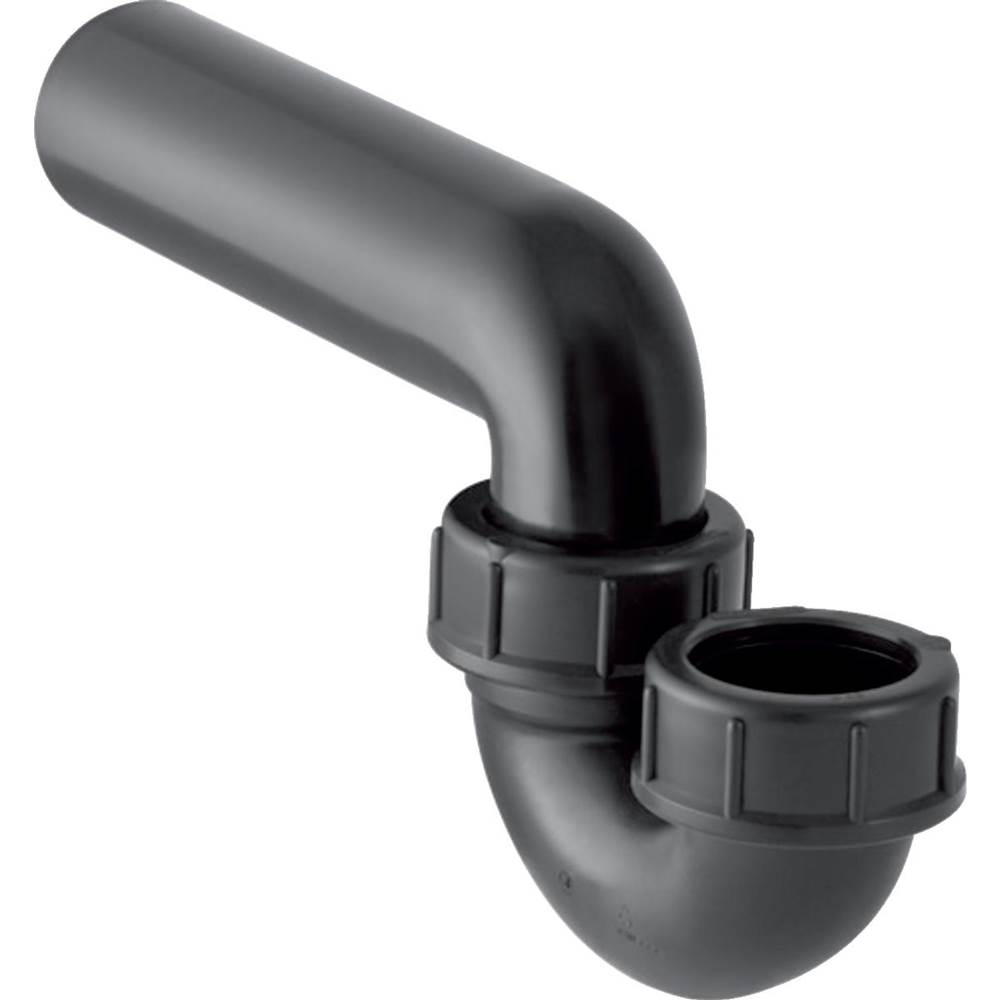 Geberit Geberit P-trap for sink, with compression joint, vertical inlet and horizontal outlet: d=50mm, d1=50mm, black