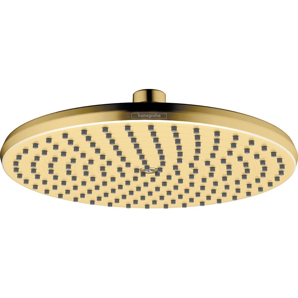 Hansgrohe Locarno Showerhead 240 1-Jet, 1.75 GPM in Brushed Gold Optic