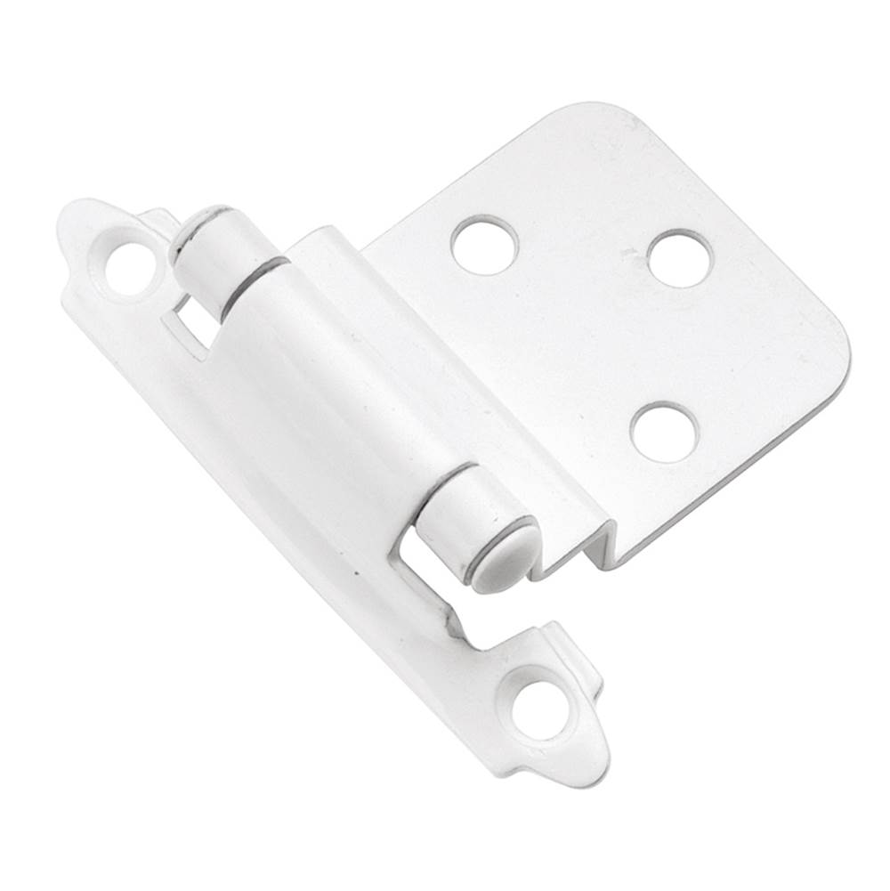 Hickory Hardware Hinge 3/8 Inch Inset Surface Face Frame Self-Close (2 Pack)