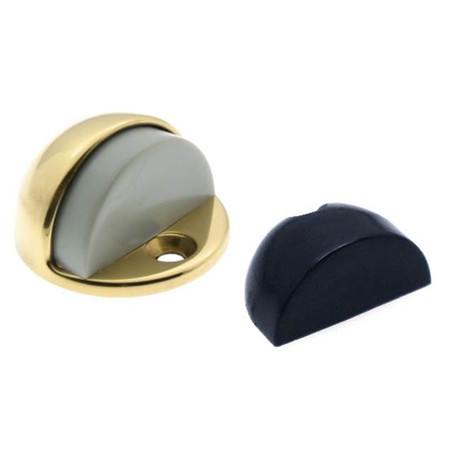 Idh Low Dome Stop Polished Brass