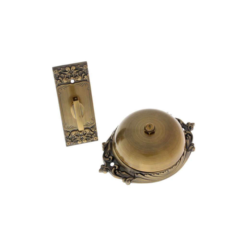 Idh Craftsman Twist Bell Antique Brass