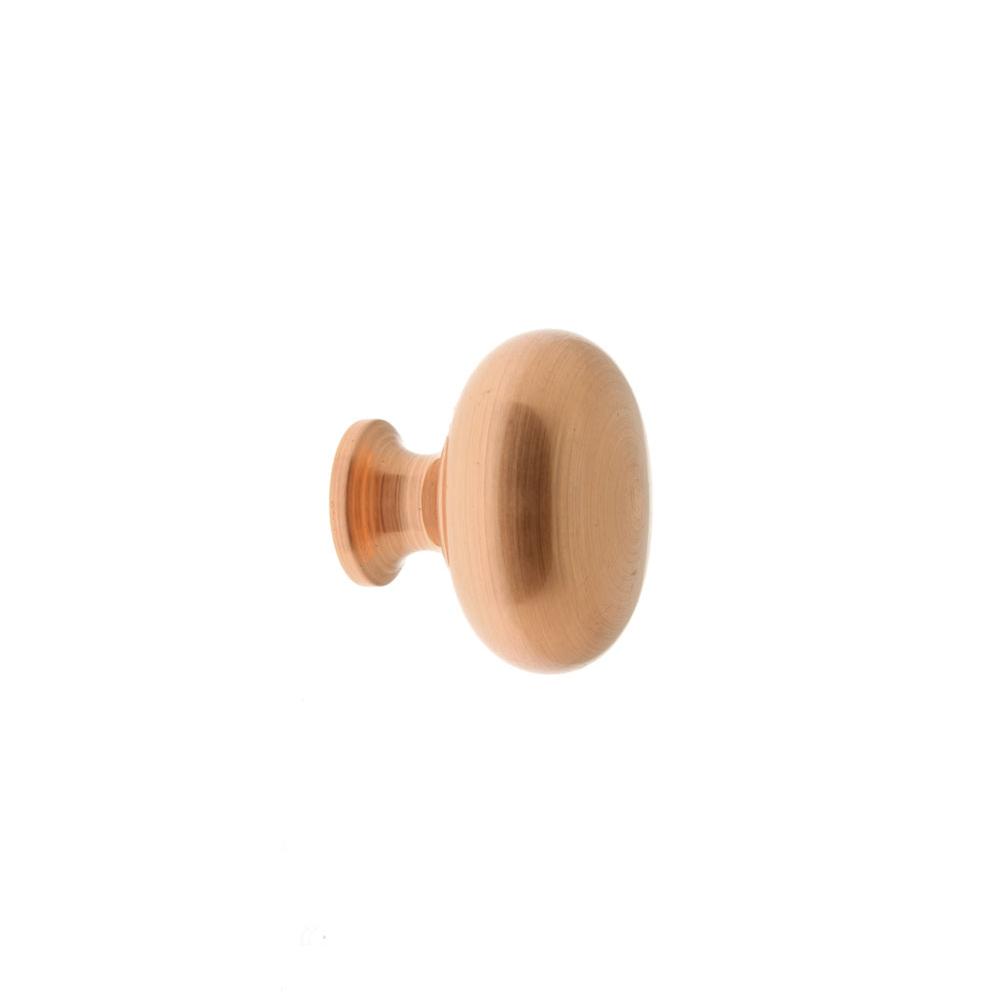Idh 1-1/4'' Round Knob Bright Copper