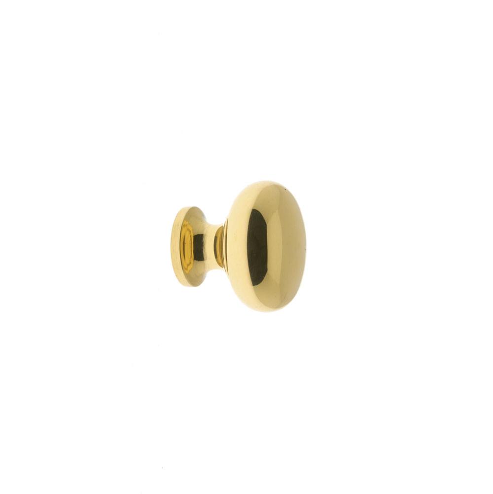 Idh 1'' Round Knob Polished Brass