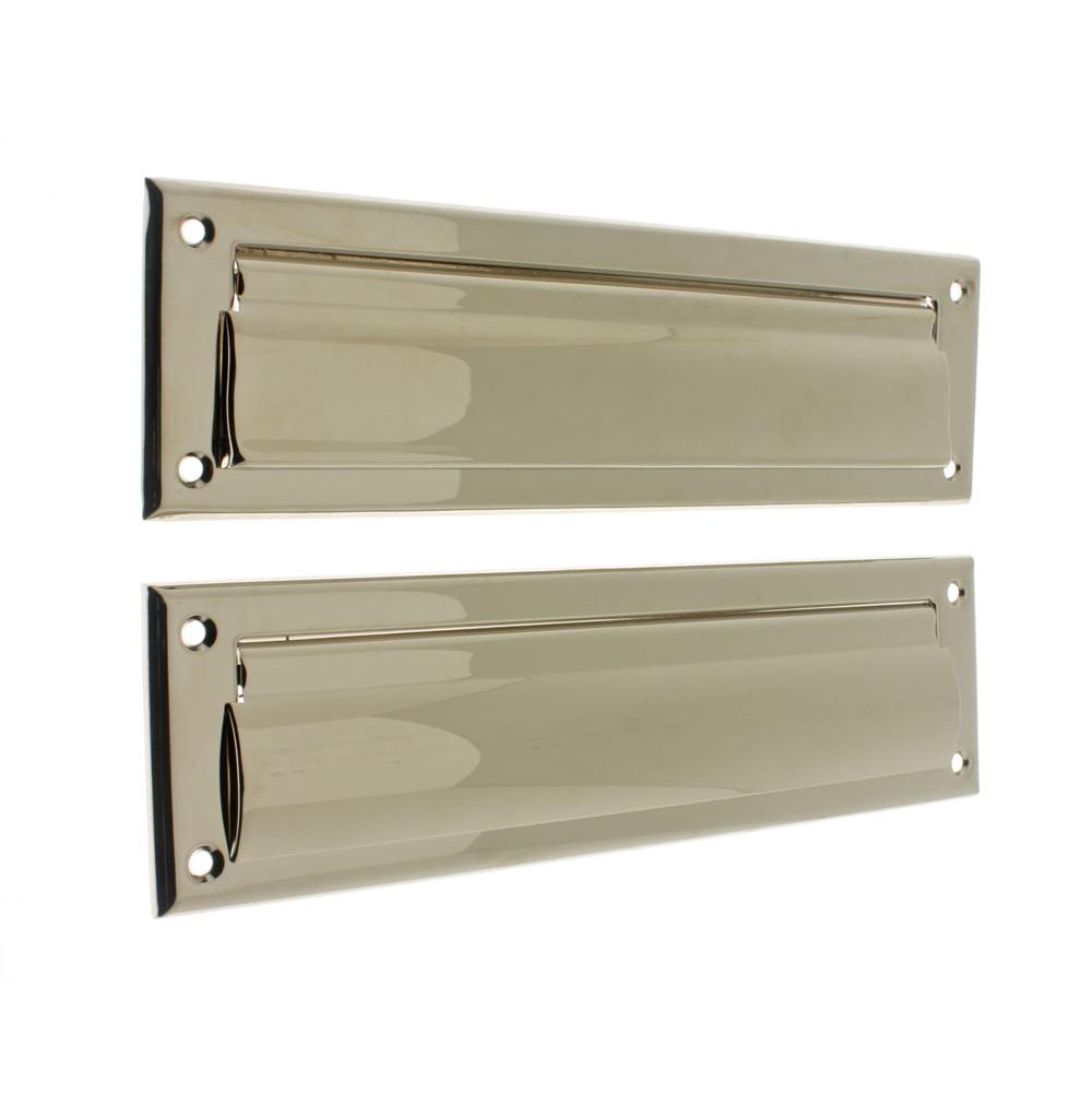 Idh Magazine Mail Plate & Closed Back Plate Bright Nickel