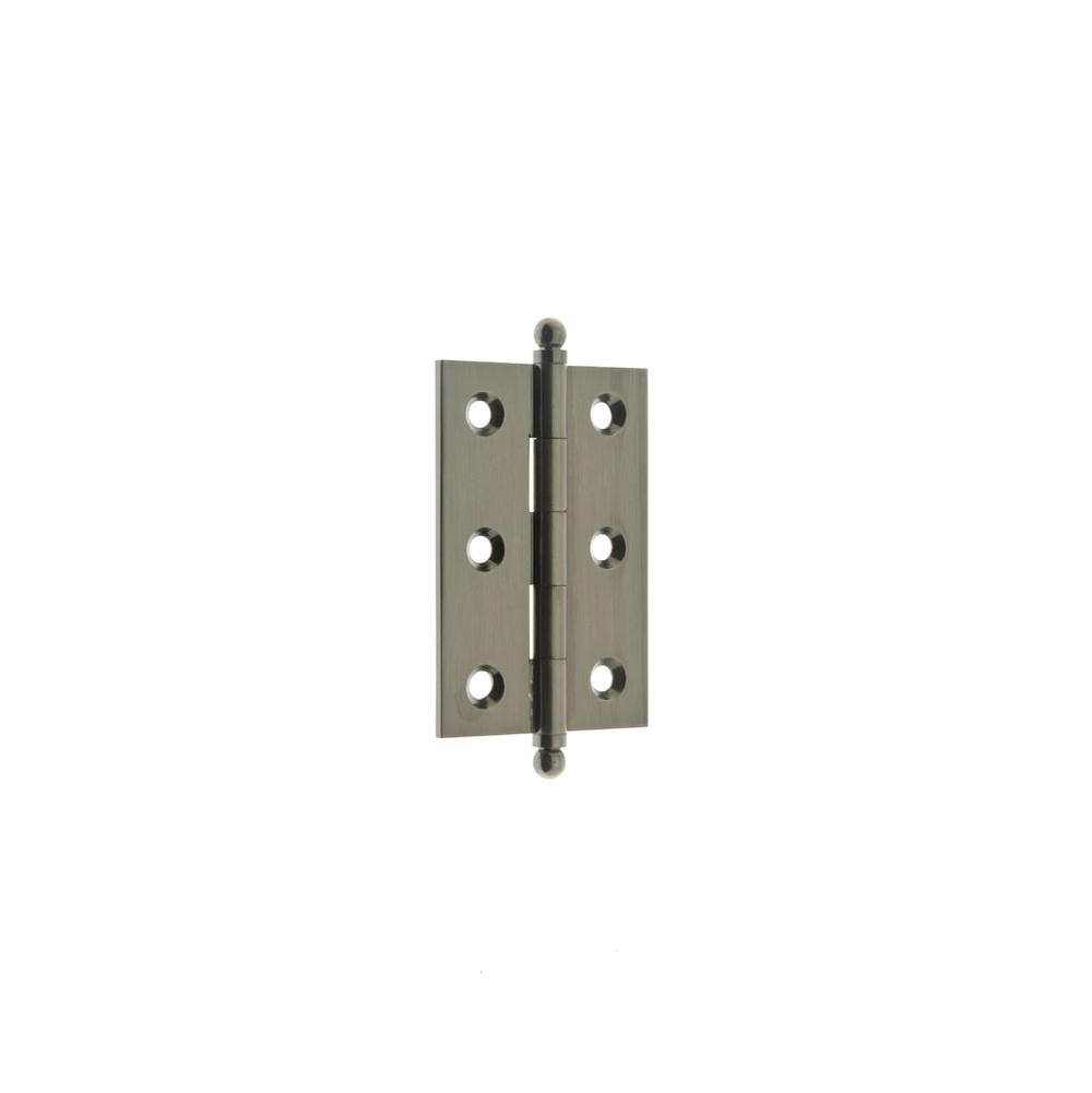 Idh 2-1/2'' X 1-7/10'' Solid Brass Cabinet Hinge W/ Ball Tips (Pair)  Oil Rubbed Bronze
