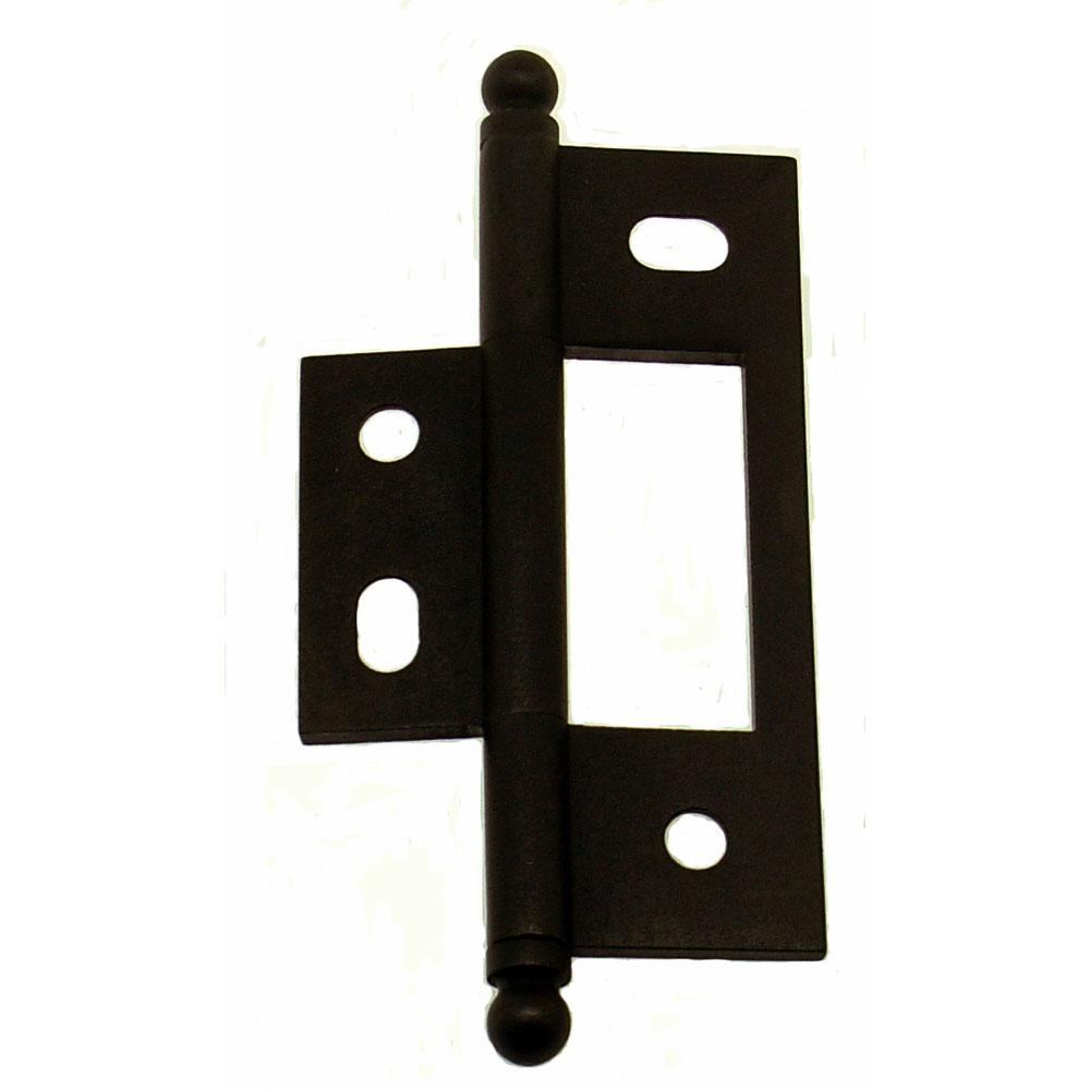 Idh 2-1/2'' X 7/8'' Solid Brass Non-Mortise Cabinet Hinge (Pair) Oil-Rubbed Bronze-G/J