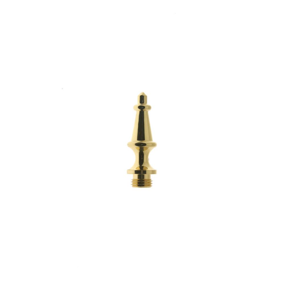 Idh Steeple Finial For Door Hinge (Each) Polished Brass-J