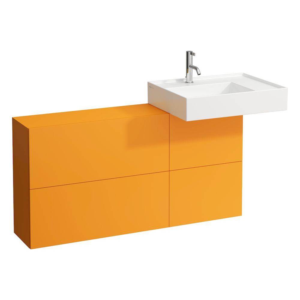 Laufen Sideboard ONLY with 1 door and 2 flaps, washbasin right, matching washbasins 810332, 810334, 810335, 810338, 810339), 813332, 815331