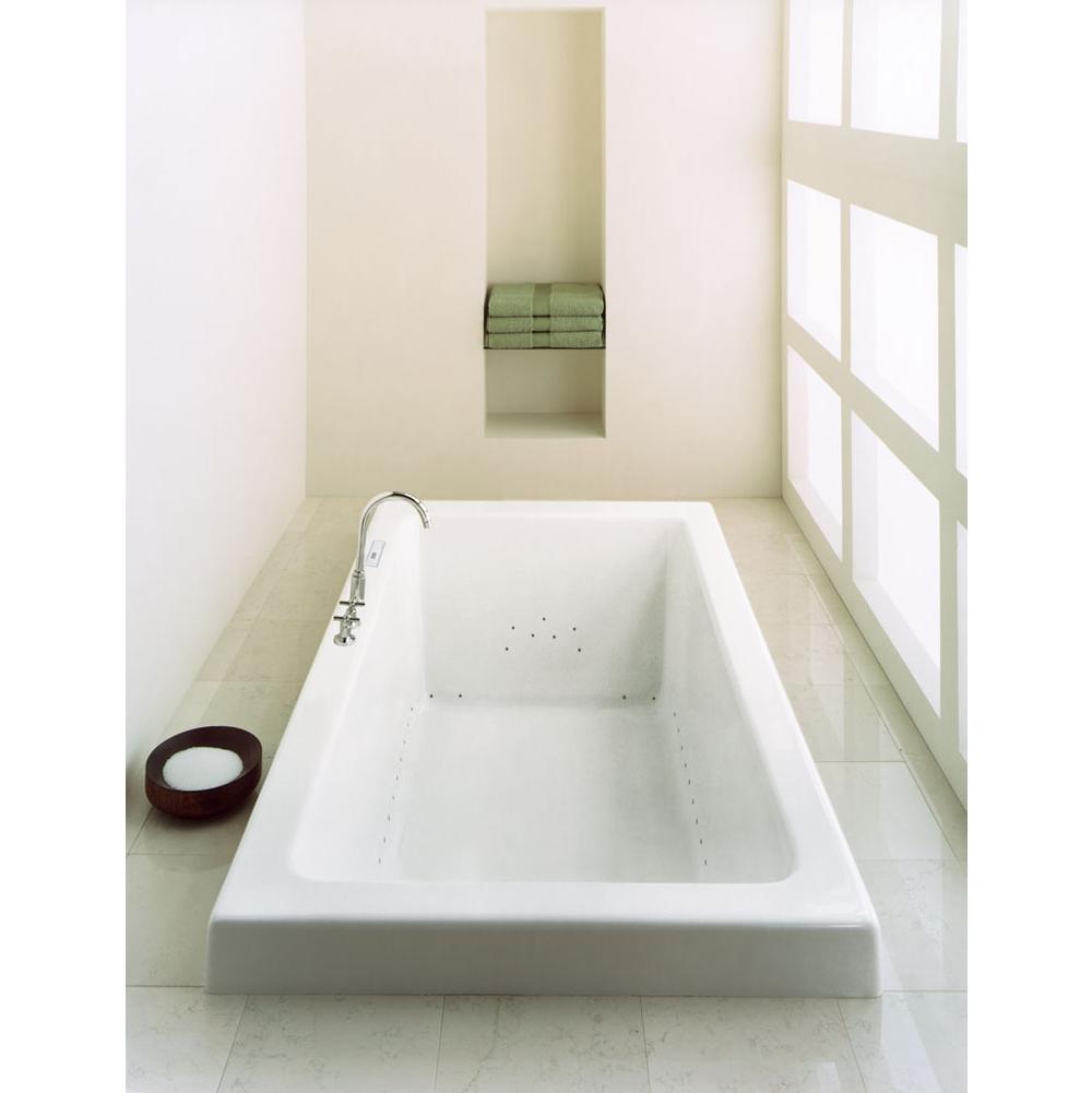 Neptune ZEN bathtub 36x72 with armrests and 4'' top lip, Whirlpool, White