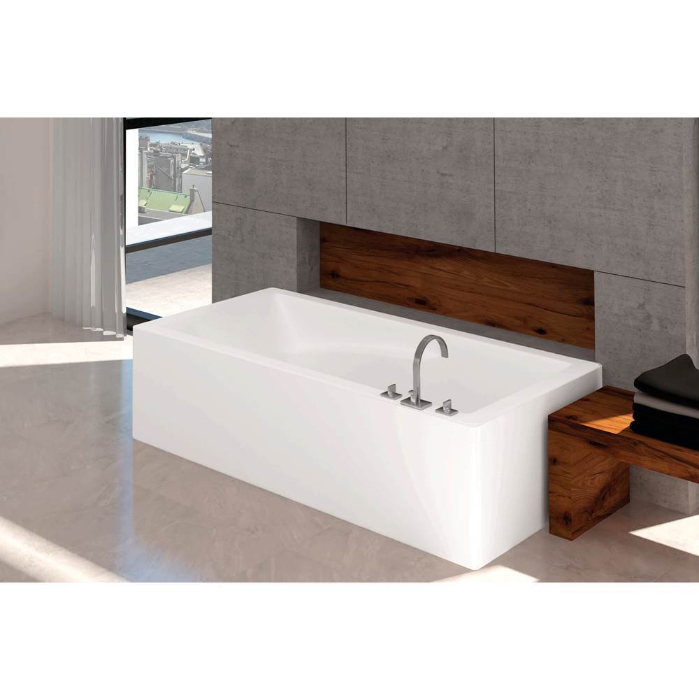 Oceania Baths Suite Alcove 66 x 31, Soaking Bathtub, Glossy White
