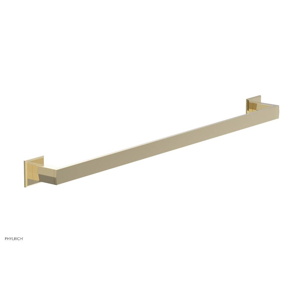 Phylrich Polished Brass Uncoated (Living Finish) Diama 30'' Towel Bar