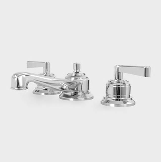 Sigma Widespread Lav Set With Lever Moderne Antique Brass .82