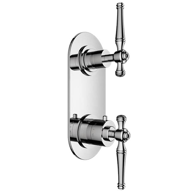 Santec TRIM (Shared Function) - 1/2'' Thermostatic Trim with Volume Control and 2-Way Diverter