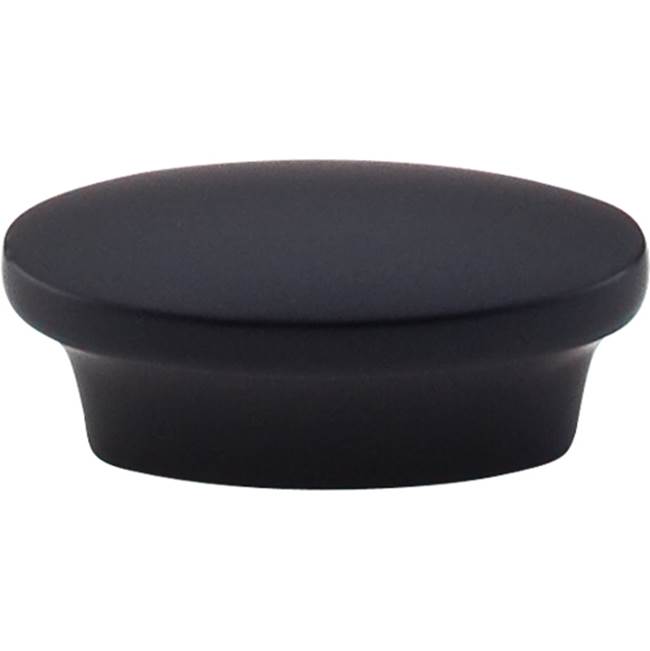 Top Knobs Oval Pull 5/8 Inch (c-c) Flat Black