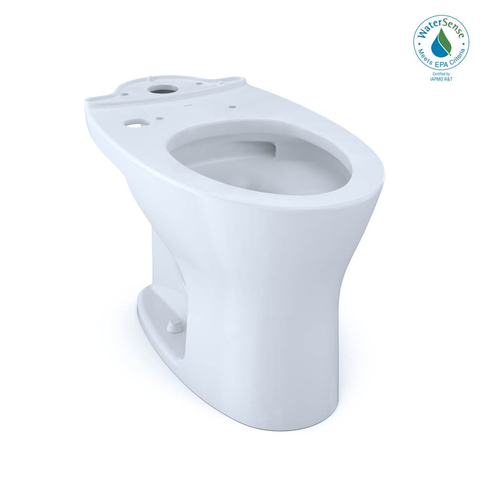 TOTO Drake® Dual Flush Elongated Universal Height Toilet Bowl with CEFIONTECT®, WASHLET+ Ready, Cotton White