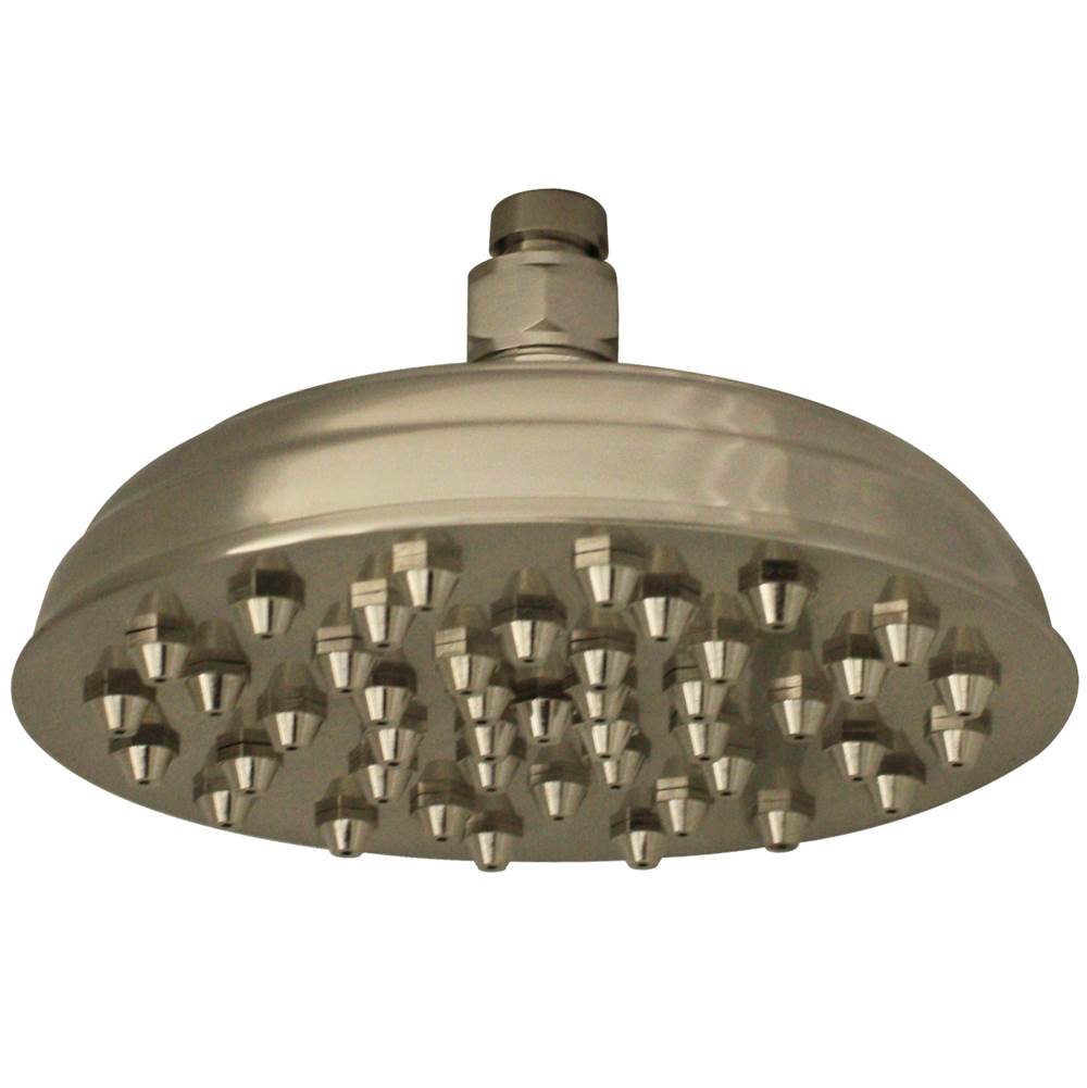 Whitehaus Collection Showerhaus Sunflower Rainfall Showerhead with 45 nozzles - Solid Brass Construction with Adjustable Ball Joint