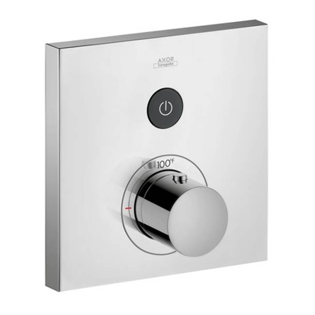 Axor ShowerSelect Thermostatic Trim Square for 1 Function in Chrome