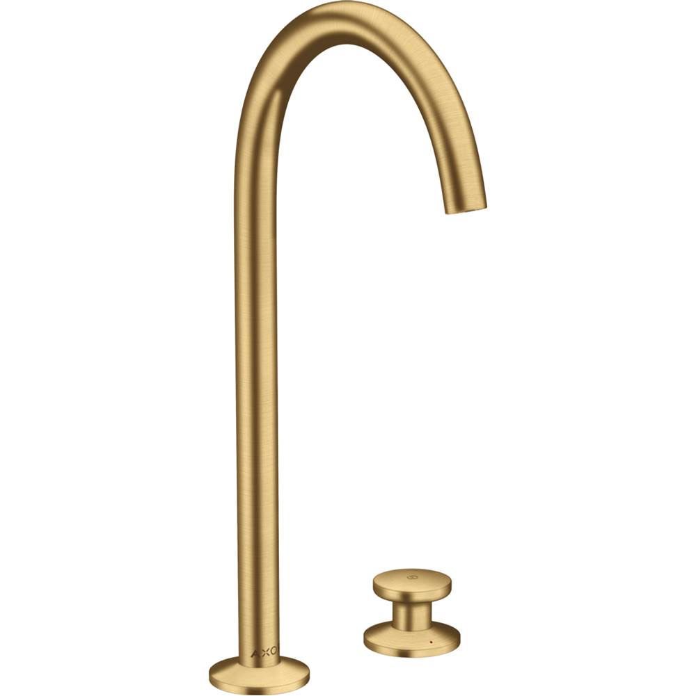 Axor ONE 2-Hole Single-Handle Faucet 260, 1.2 GPM in Brushed Gold Optic