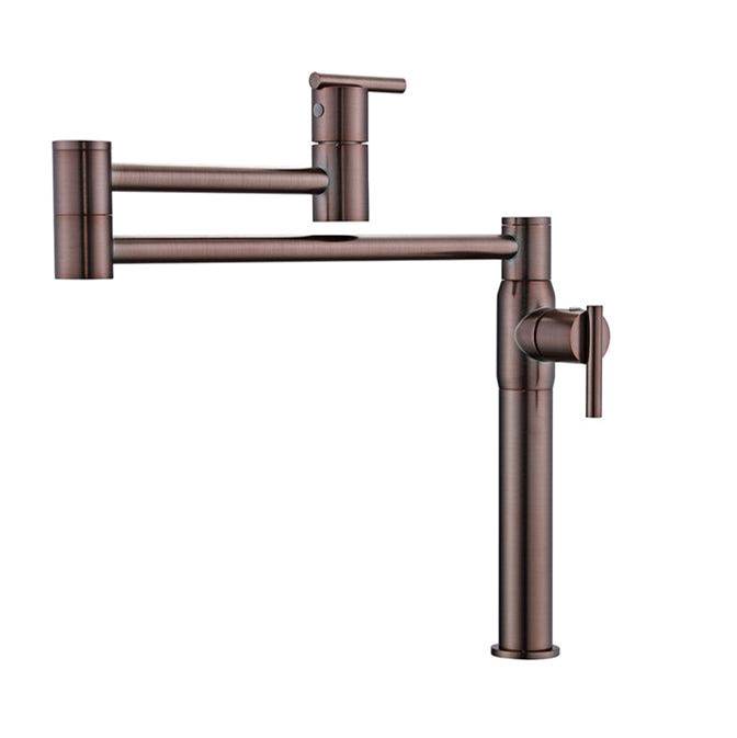 Barclay Cadby Potfiller with Hot/Coldwith Hose, Oil Rubbed Bronze