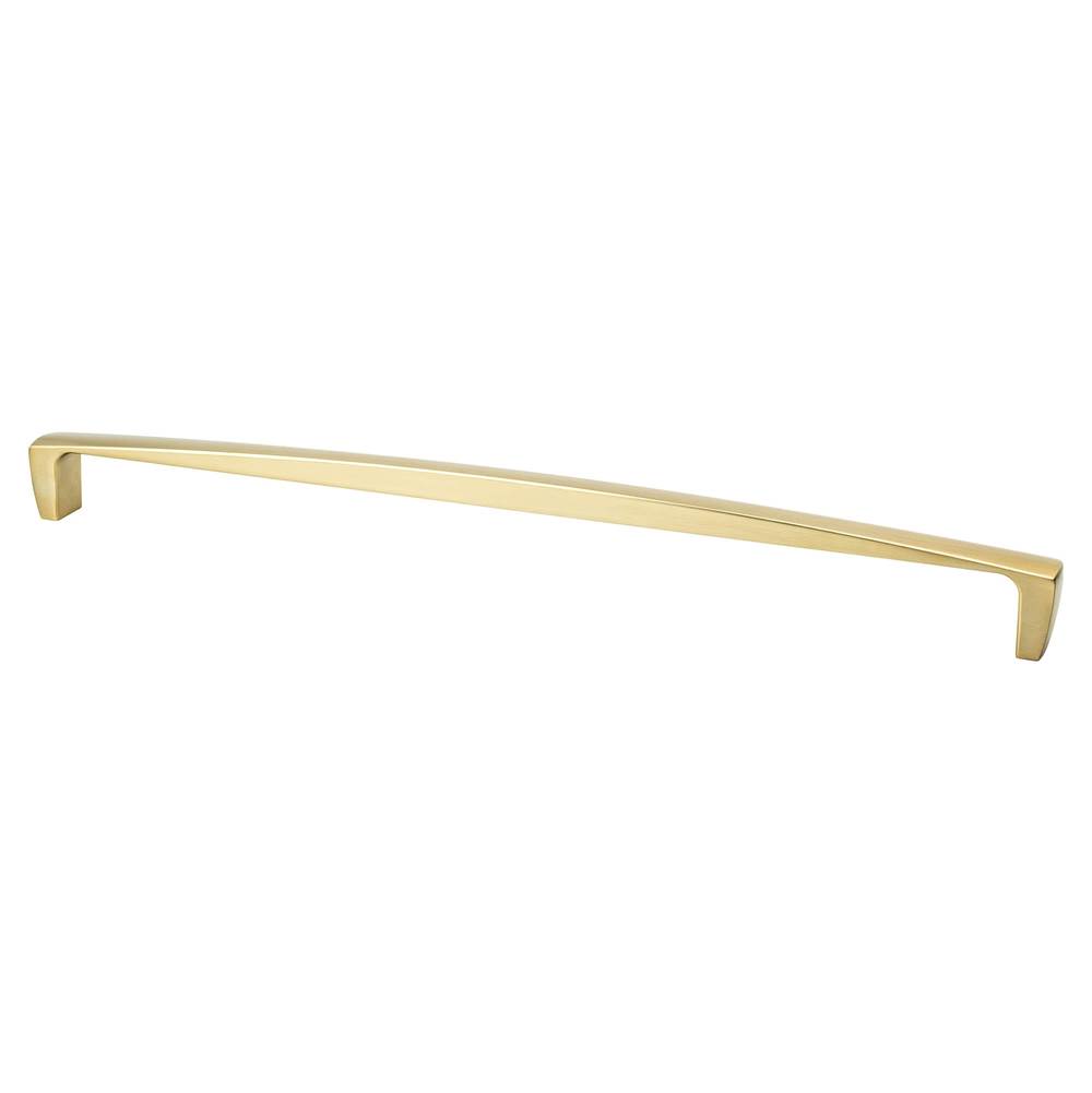 Berenson Aspire 18 inch CC Modern Brushed Gold Appliance Pull