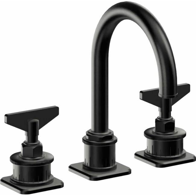 California Faucets Widespread High Spout - Blade Handle with ZeroDrain