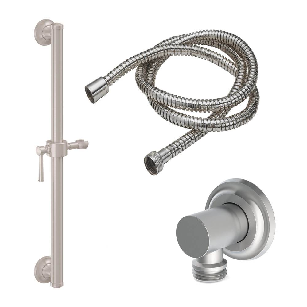 California Faucets 24'' Grab Bar Handshower Kit - Lever Handle with Concave Base