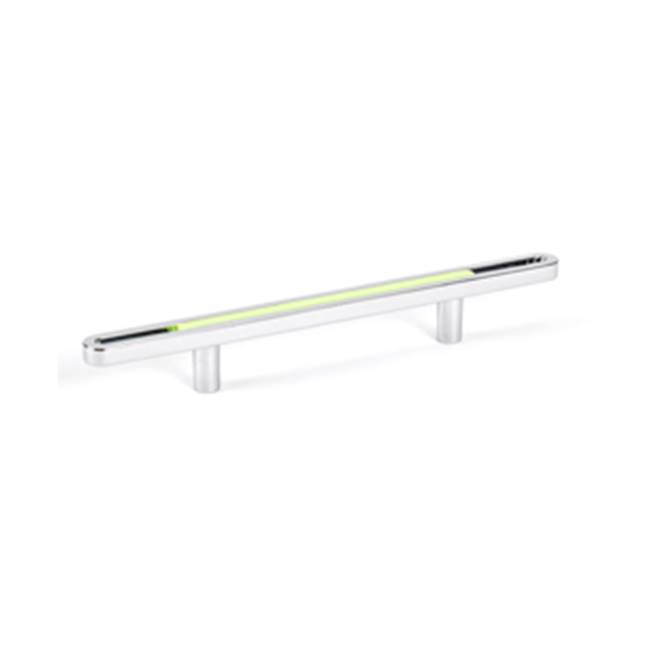 R. Christensen Dash 96mm Polished Chrome with Lime Pull
