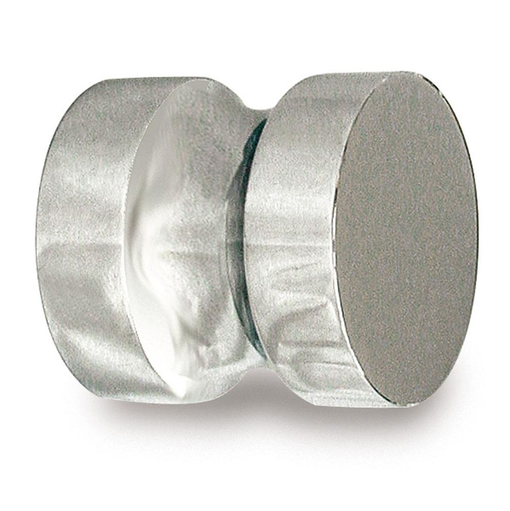 Colonial Bronze Cabinet Knob Hand Finished in Matte Satin Nickel, with 1/4-20 screw
