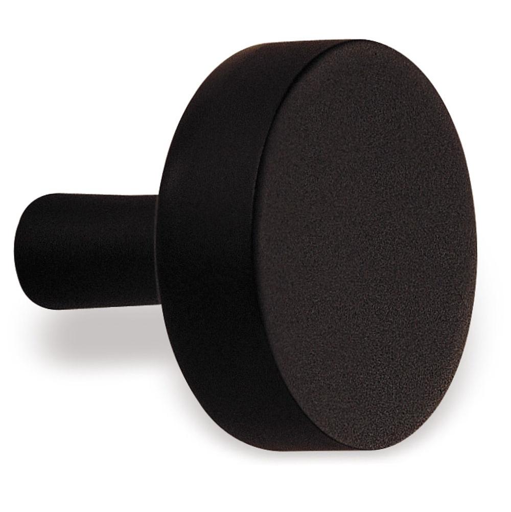 Colonial Bronze Cabinet Knob Hand Finished in Matte Black