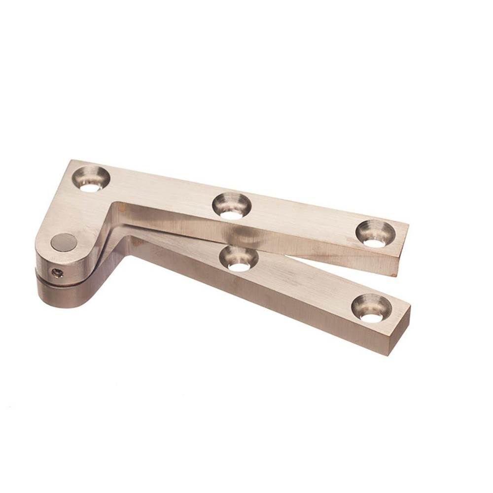 Colonial Bronze Removable Small From Pin Pivot Hinge Hand Finished in Matte Antique Satin Brass