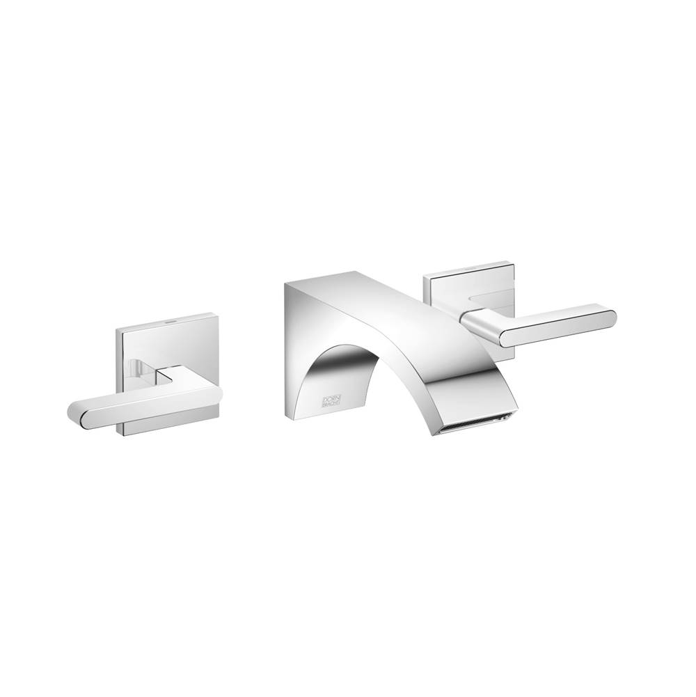 Dornbracht CYO Wall-Mounted Three-Hole Lavatory Mixer Without Drain In Polished Chrome
