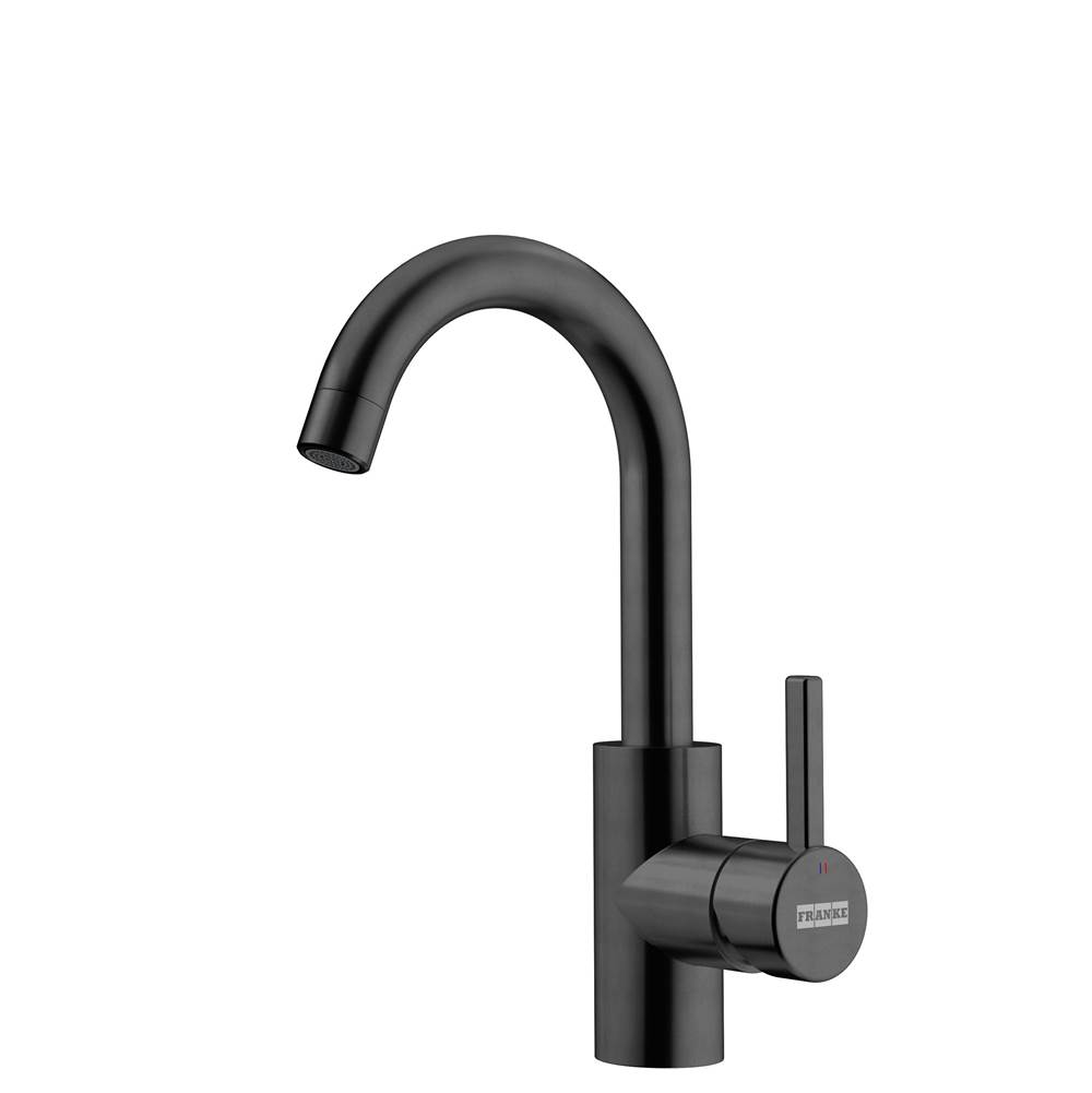 Franke Franke Eos Neo 11.25-inch Single Handle Swivel Spout Bar Faucet in industrial Black, EOS-BR-IBK