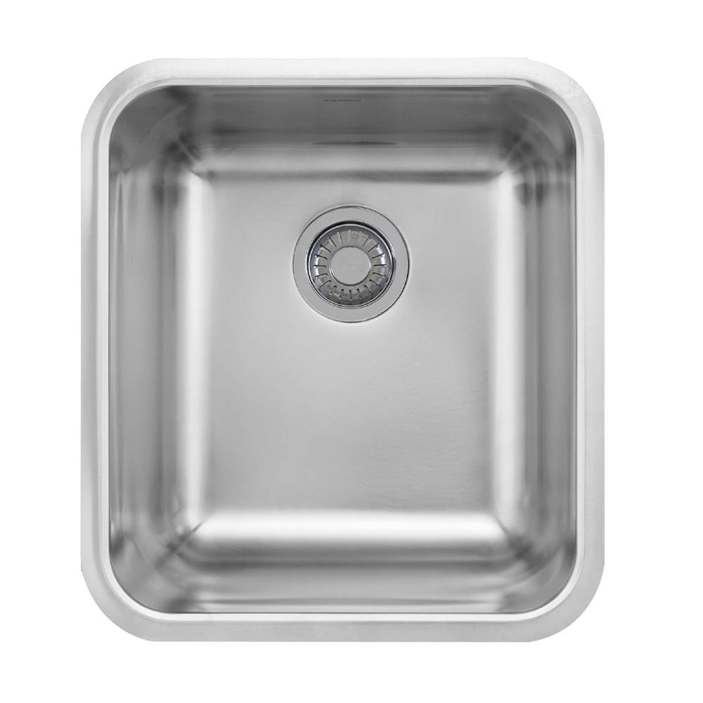 Franke Grande 19.75-in. x 21.5-in. 18 Gauge Stainless Steel Undermount Single Bowl Kitchen Sink - GDX11018