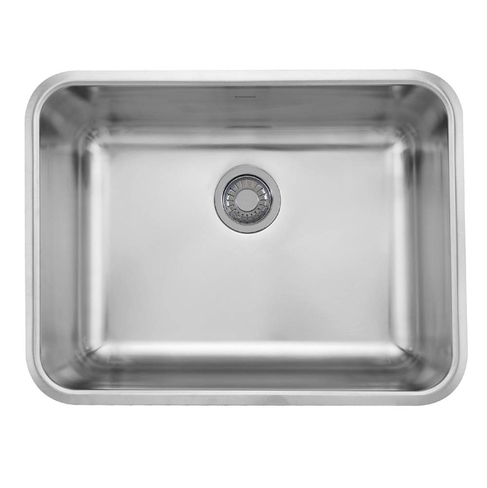 Franke Franke Grande 24.75-in. x 18.7-in. 18 Gauge Stainless Steel Undermount Single Bowl Kitchen Sink - GDX11023
