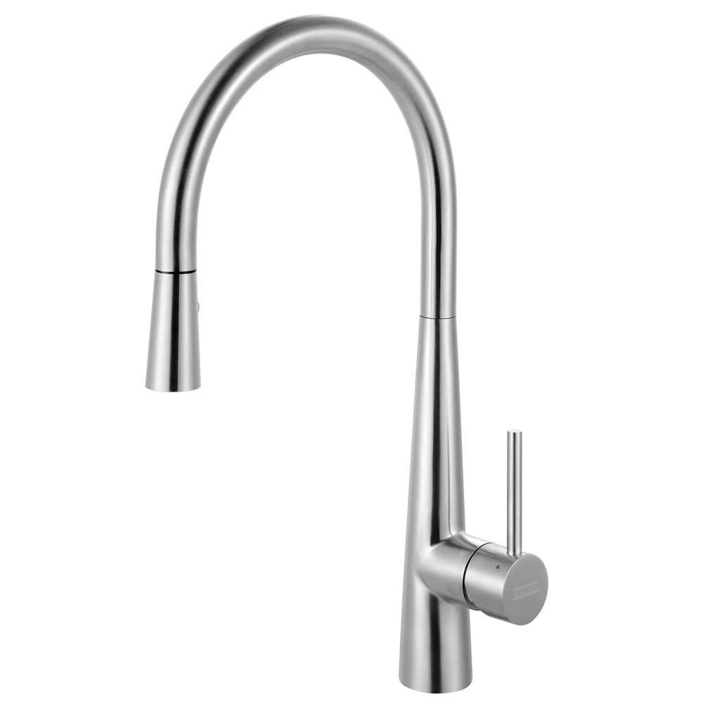 Franke Franke Steel 17.5-inch Single Handle Pull-Down Kitchen/ Outdoor Faucet in 316 Stainless Steel, STL-PD-316